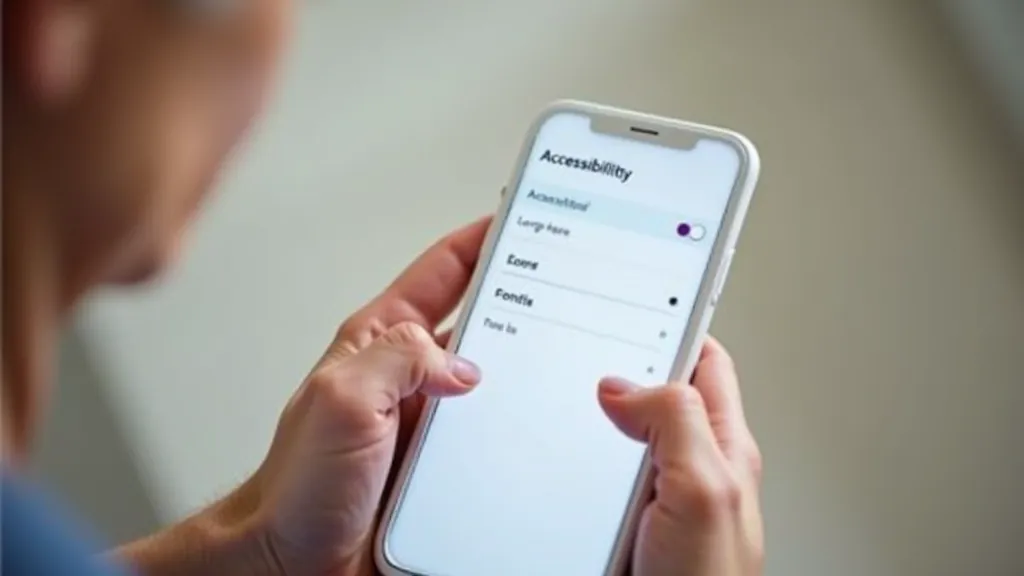 Kroky zvětšování textu v aplikaci — menu nastavení s posuvníkem pro velikost písma